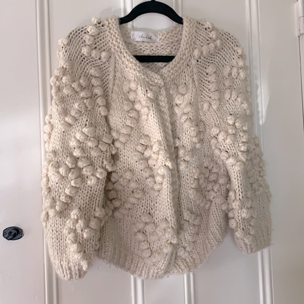 Chicwish Cardigan in Ivory